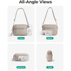 BAGSMART Cross Body Purse, Small Crossbody Bags for Women Travel Purse, Casual Shoulder Handbag Wallet