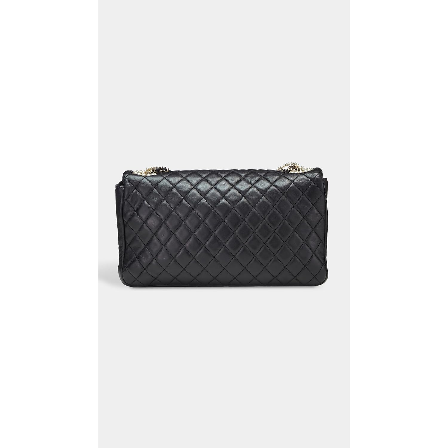 Chanel Women'S Pre-Loved Black Lambskin Westminster 10" Bag