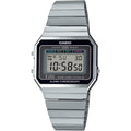 Casio A700W-1A Digital Unisex Watch Retro Stainless Steel Led A700