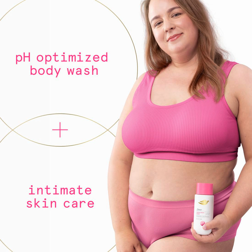 Dove Intimate Wash For Women, 8 Oz | Unscented Ph-Optimized Feminine Wash With Hyaluronic Acid For Sensitive Intimate Skin And Everyday Comfort