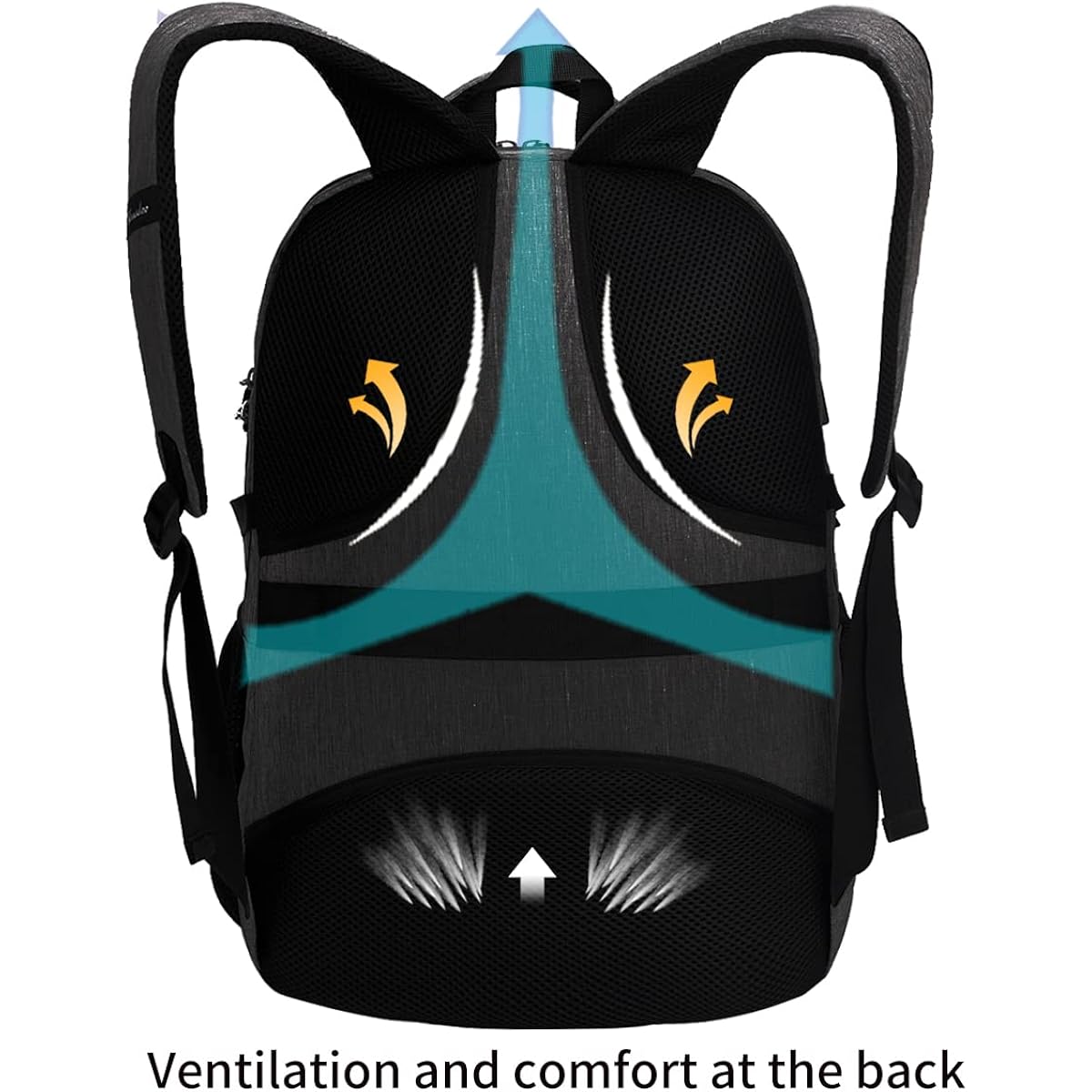 Shrradoo Anti Theft Laptop Backpack Travel Backpacks With Combination Lock For Women Men High School College Backpack Computer Bag Fits 17 Inch Laptop,Black