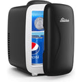 Mini Fridge, 4 Liter/6 Can Portable Cooler And Warmer Fridge For Drinks Skincare Food – Fast Cooling & Ultra-Quiet, Small Compact Refrigerator For Bedroom, Cosmetics, Office And Car(Black)