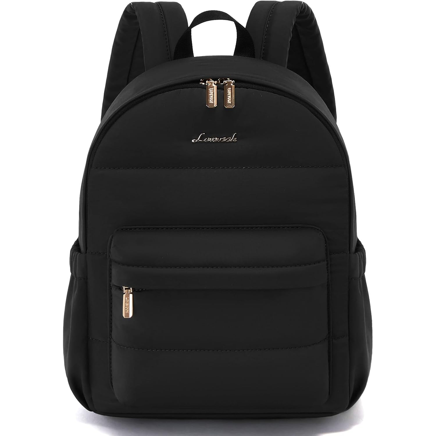 Lovevook Mini Backpack Purse For Women, Small Puffer Lightweight Backpack, Casual Daily Daypack Purse For Women, Back Pack With Anti-Theft Pocket For Travel-Black