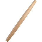 French Rolling Pin (17 Inches) –Woodenroll Pin For Fondant, Pie Crust, Cookie, Pastry, Dough –Tapered Design & Smooth Construction - Essential Kitchen Utensil