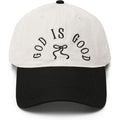 God Is Good Christian Bow Hat Women Jesus Faith Religious Hats Embroidered Adjustable Cotton Baseball Cap