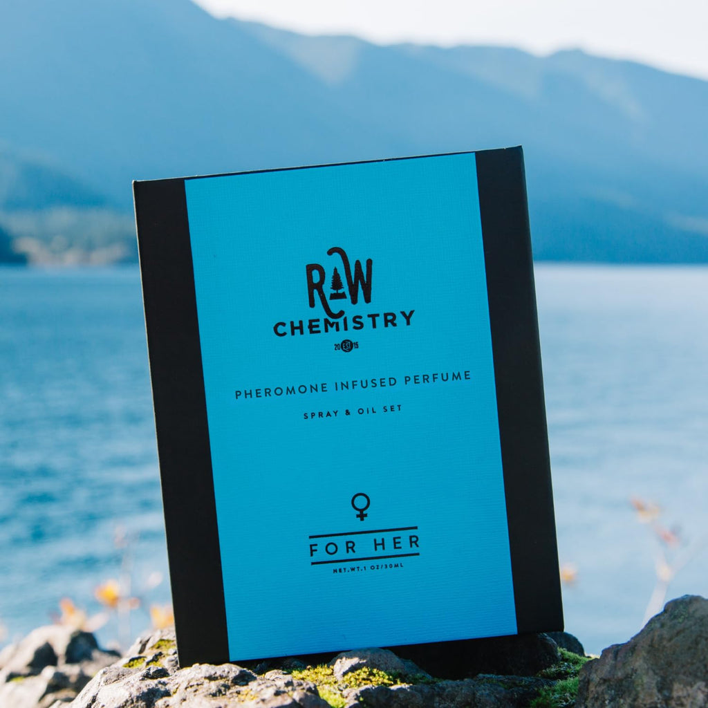 RawChemistry For Her A Pheromone Infused Perfume Gift Set - Elegance, Extra Strength Pheromone Infused Formula 1 Fl. Oz