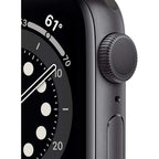 Apple Watch Series 6 (Gps + Cellular, 44Mm) - Space Gray Aluminum Case With Black Sport Band (Renewed)