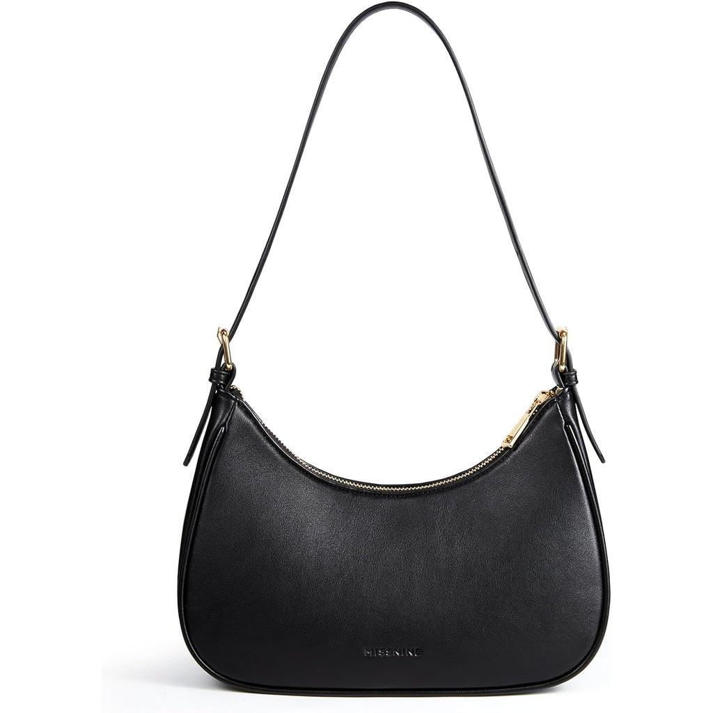 Missnine Purses for Women, Shoulder Bag Small Handbags Vegan Leather Underarm Bags Trendy Hobo Cute Clutch Purse