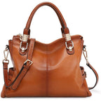 Kattee Soft Women Genuine Leather Purses And Handbags Satchel Tote Shoulder Bag