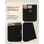 Weatherproof Vintage Mens Hiking Shorts, Quick Dry Lightweight Stretch Casual Shorts With Zipper Pockets