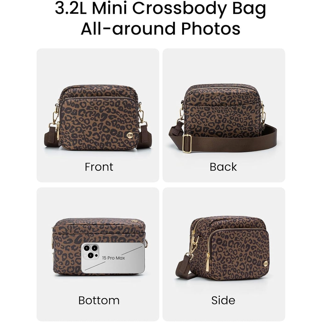 MEXS Small Crossbody Bags for Women, Mini Casual Cross Body Bag Travel Purse, Adjustable Strap Shoulder Handbags Wallet