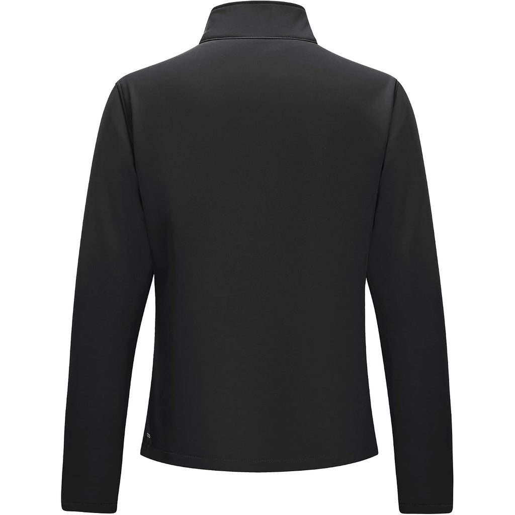 33,000Ft Women'S Lightweight Softshell Jacket Fleece Lined Windbreaker Waterproof Warm Jacket For Running Golf Hiking