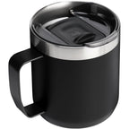 Stanley Everyday Camp Mug 12Oz | Drink Through Lid | Cup For Coffee, Tea And Drinks | Insulated Stainless Steel Coffee Mug | Bpa-Free | Black 2.0