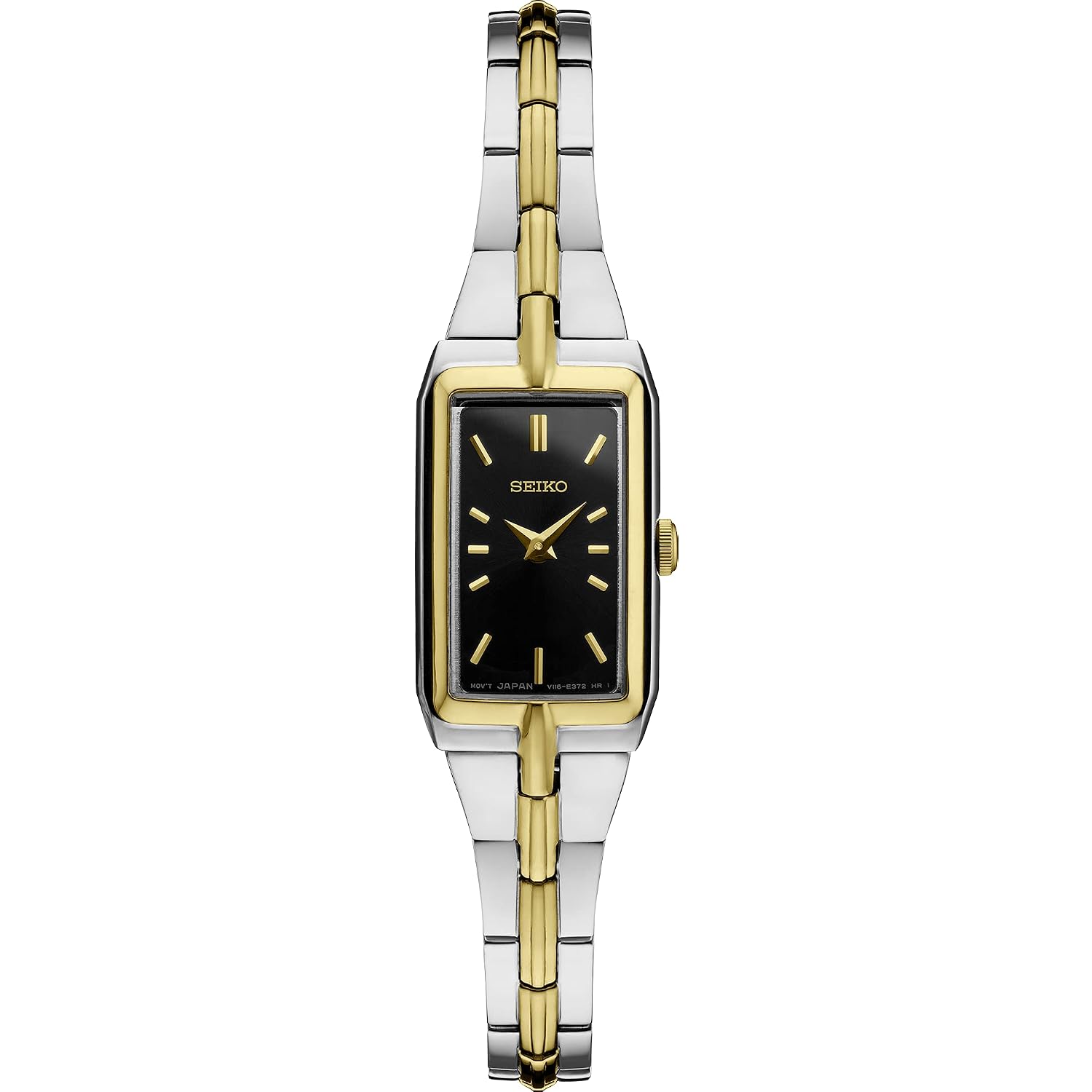 Seiko Jewelry-Inspired Stainless Steel Watches For Women With Push 3-Fold Bracelet And Scratch-Resistant Hardlex Crystal, 30M Water-Resistant