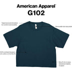 American Apparel Women'S Fine Jersey Boxy T-Shirt, Style G102, 2-Pack