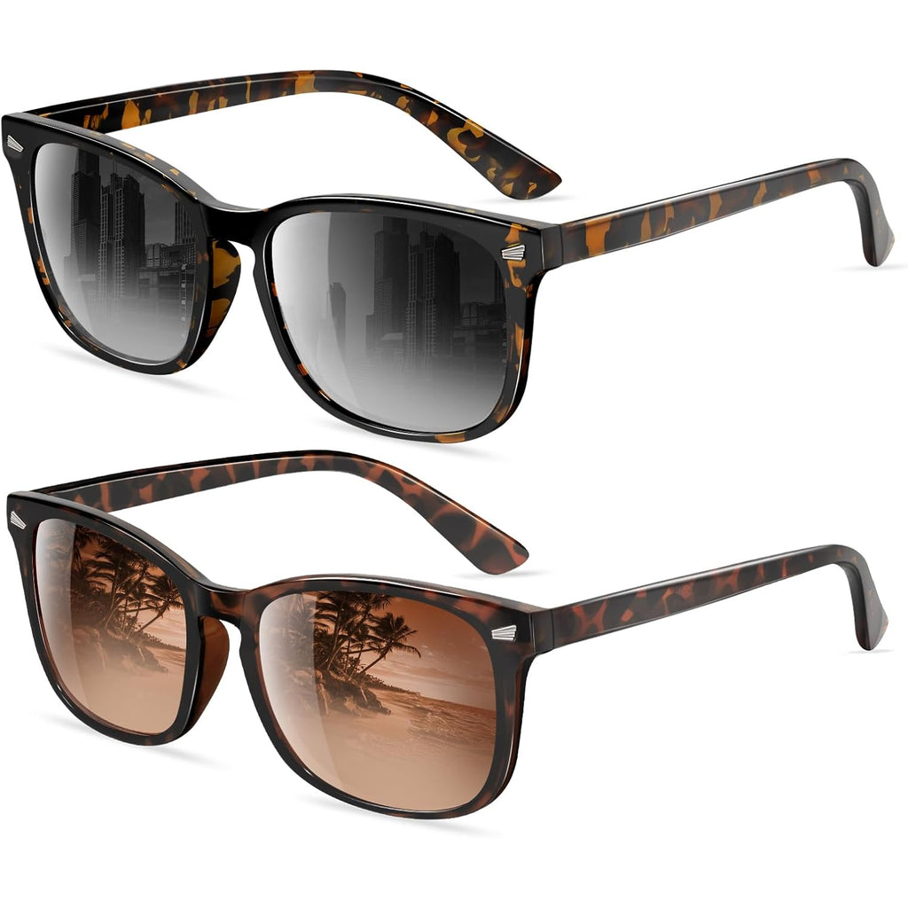 FEIDUSUN Polarized Sunglasses for Women and Men Classic Trendy Sun Glasses with UV Protection