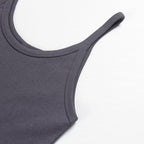 Artfish Women's Sleeveless Tank Top Form Fitting Scoop Neck Ribbed Knit Basic Cami Shirts