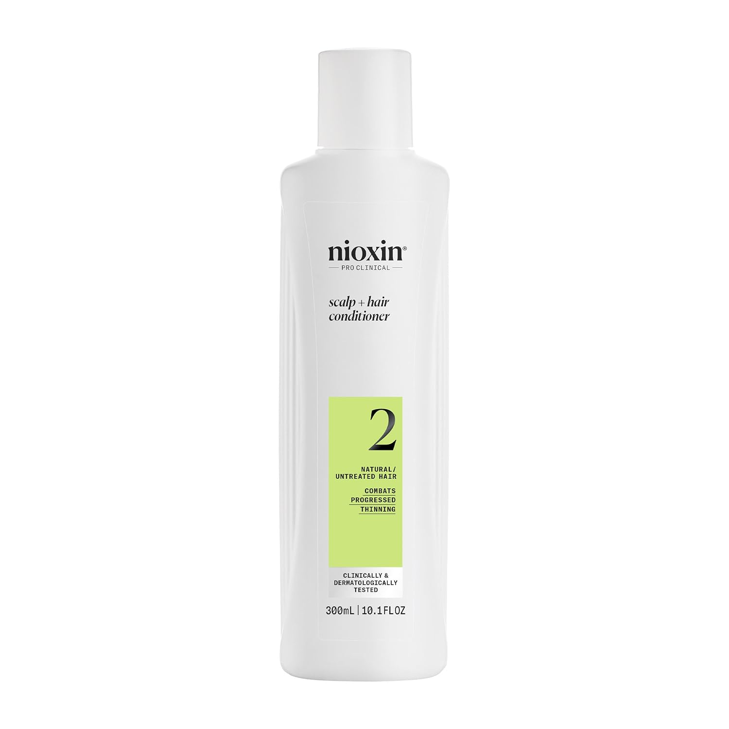 Nioxin System 2 Scalp + Hair Thickening Conditioner For Natural Hair With Progressed Thinning | Boost Hair Density With Niacinamide & Biotin | Refreshed Scalp With Healthy Shine