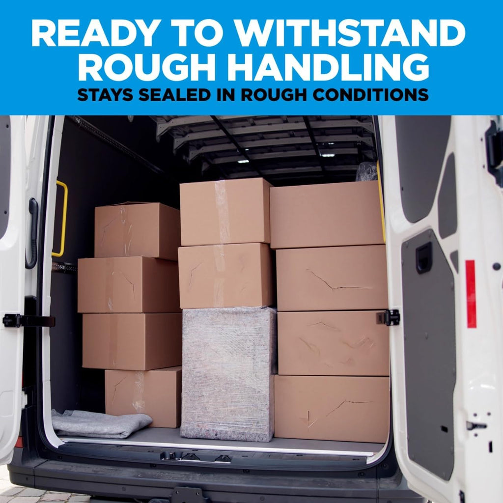 Scotch Heavy Duty Shipping Packing Tape, Clear, Shipping And Packaging Supplies, 1.88 In. X 38.2 Yd., 1 Tape Roll With Dispenser