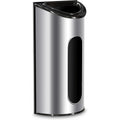 Utopia Kitchen Wall-Mounted Stainless Steel Grocery Bag Holder & Dispenser, Space-Saving Plastic Bag Holder For Kitchen, Pantry Or Cabinet, Reusable Plastic Bag Organizer, Silver
