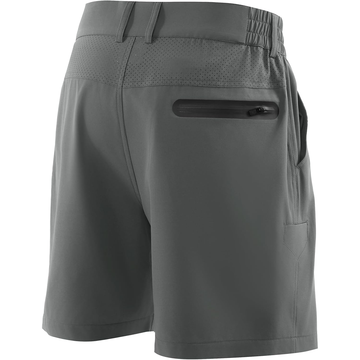 Palmyth Men’S Fishing Shorts 7" Inseam With 5 Pocket Breathable Cargo Shorts Water-Resistant Lightweight Quick Dry
