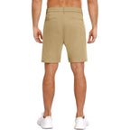 Mens Golf Shorts 7 Inch Inseam Stretch Lightweight Quick Dry Casual Dress Shorts With 4 Pockets