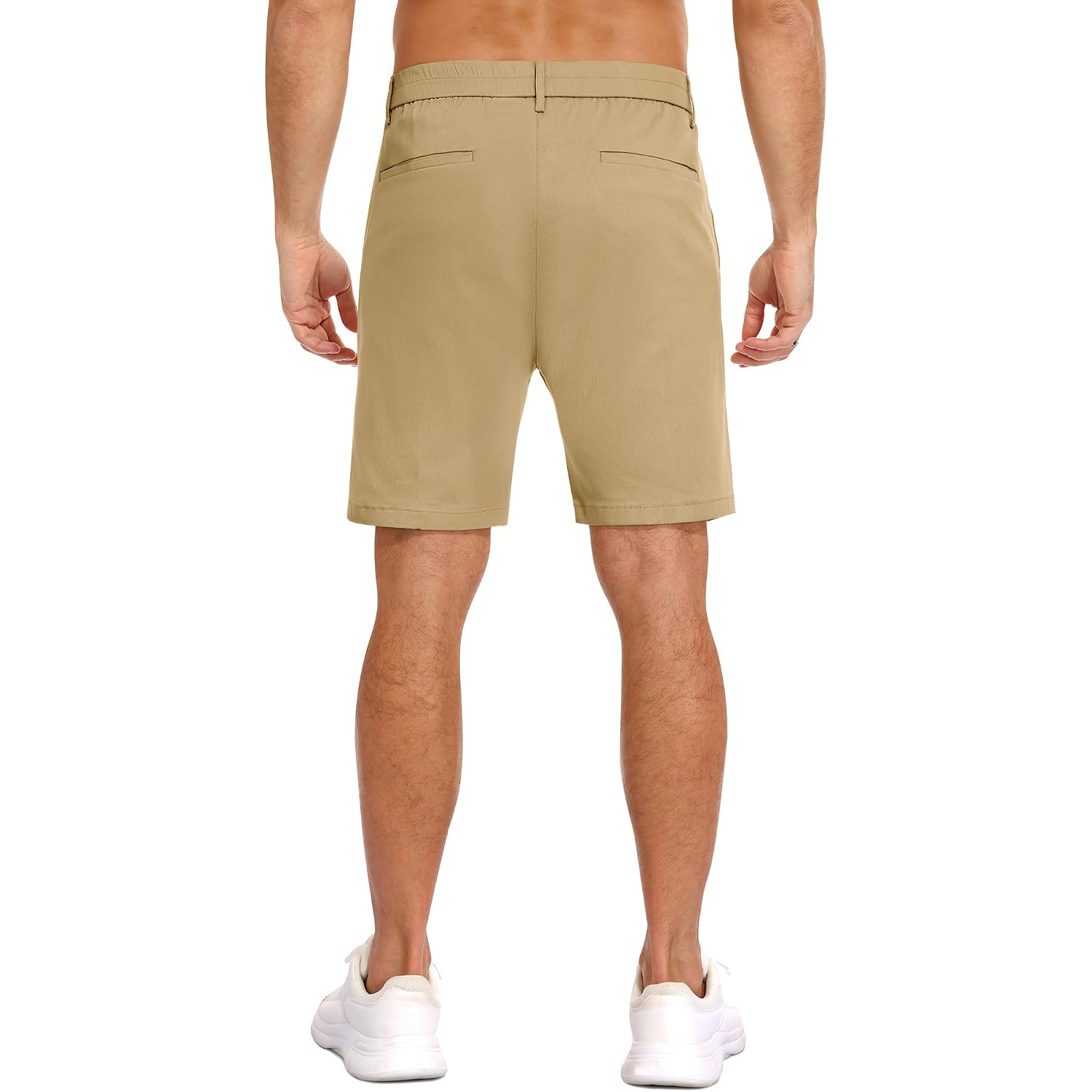 Mens Golf Shorts 7 Inch Inseam Stretch Lightweight Quick Dry Casual Dress Shorts With 4 Pockets