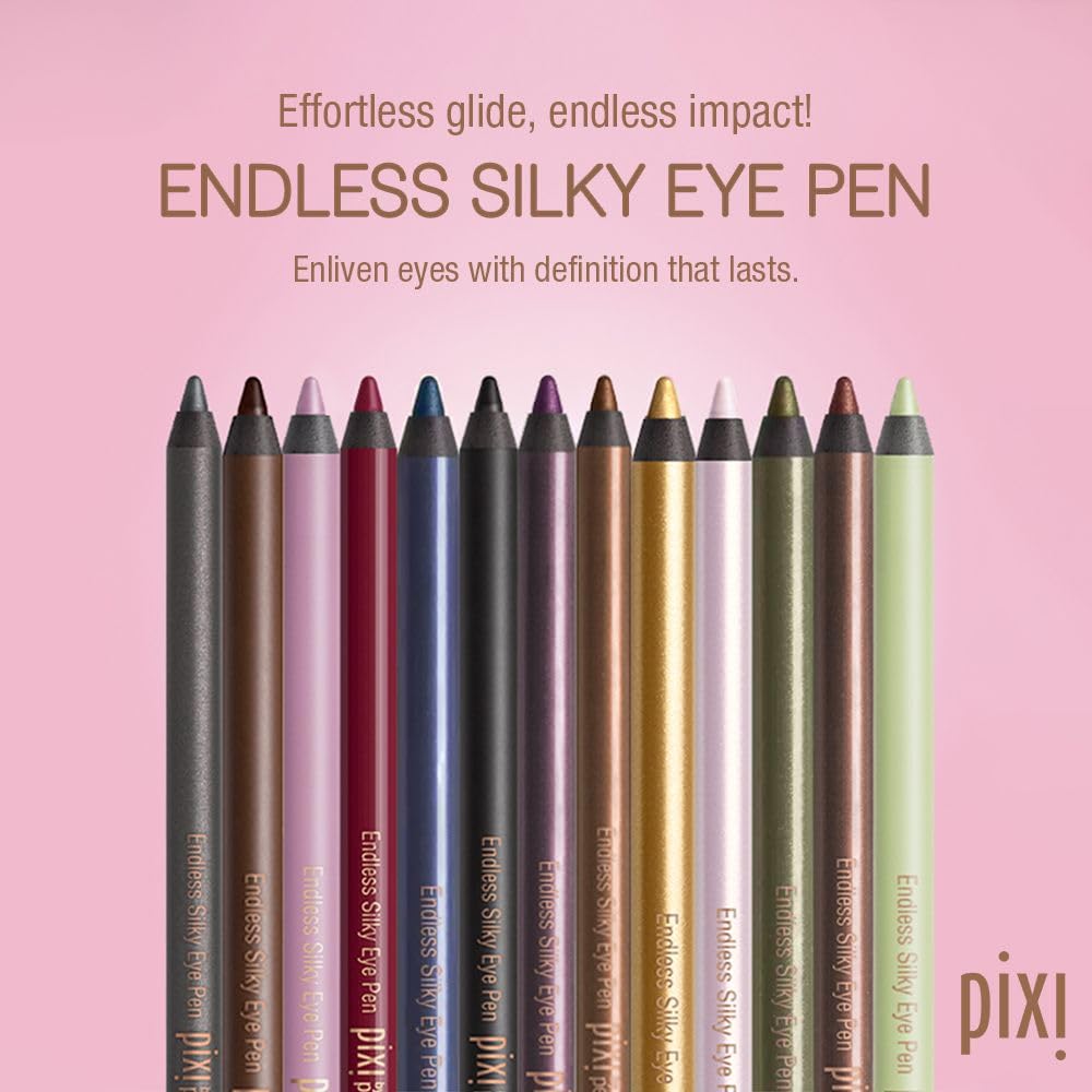 Pixi Beatuy Endless Silky Eye Pen (SlateGrey) | Waterproof & Hypoallergenic | 0.04 oz/1.2 g