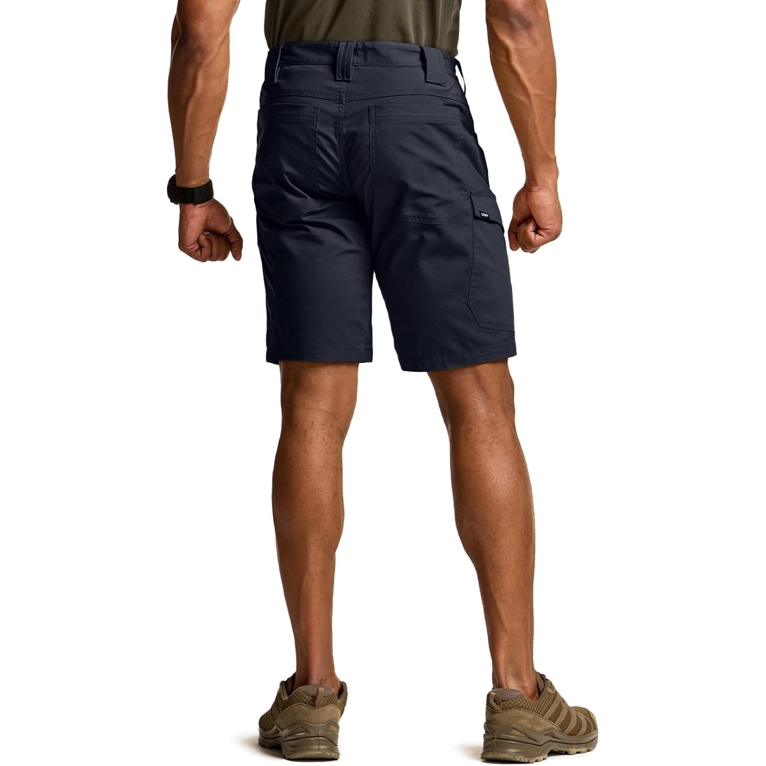 Cqr Men'S Flex Casual Cargo Shorts, Lightweight Water Resistant Golf Shorts, Stretch Tactical Work Shorts With Multi-Pocket