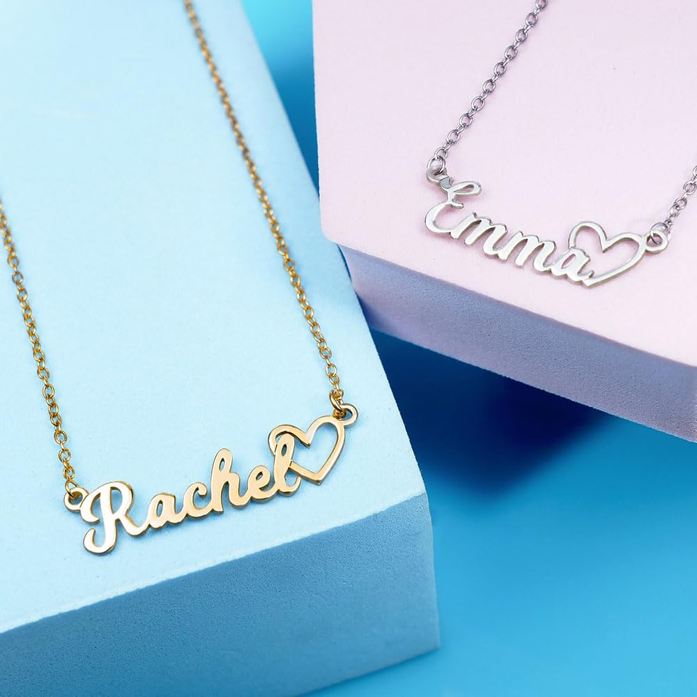 PicturesOnGold.com Custom Name Necklace For Women Personalized Name Necklace in Sterling Silver or Gold Necklace Personalized with any Name or Word