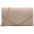 Dasein Women Faux Suede Evening Clutch Bags Formal Party Clutches Wedding Purses Cocktail Prom Clutches