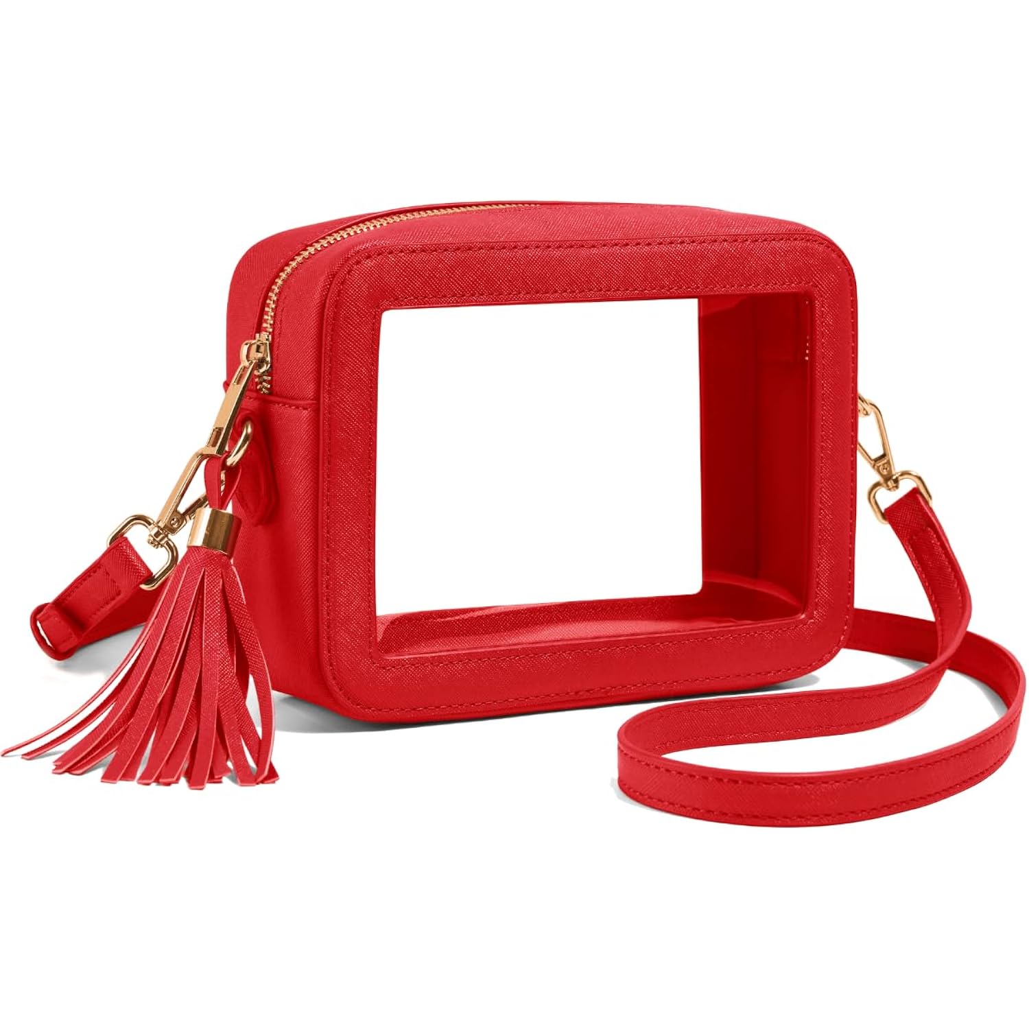 Clear Bag For Stadium Events, Clear Purse Stadium Approved Crossbody Bag For Concerts Sports Festivals Events Women