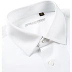Stretch Mens Dress Shirts Long Sleeve Slim Fit Dress Shirts For Men Muscle Fit Wrinkle Free Button Down Shirt