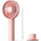 Jancane Handheld Fan, Portable Fan, 4000Mah Rechargeable Personal Fan, 10H Battery, Strong Wind, Small & Powerful, Cute Design For Travel, Makeup, Girls Women Summer Travel Essential Gift