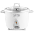 Aroma Housewares Select Stainless Rice Cooker & Warmer With Uncoated Inner Pot, 14-Cup(Cooked) / 3Qt, Arc-757Sg