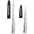 Cuisinart 2-Piece Utility Pairing Stainless Steel Knife Set, Includes 5.5" Serrated Utility And 3.5" Pairing Knife