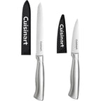 Cuisinart 2-Piece Utility Pairing Stainless Steel Knife Set, Includes 5.5" Serrated Utility And 3.5" Pairing Knife