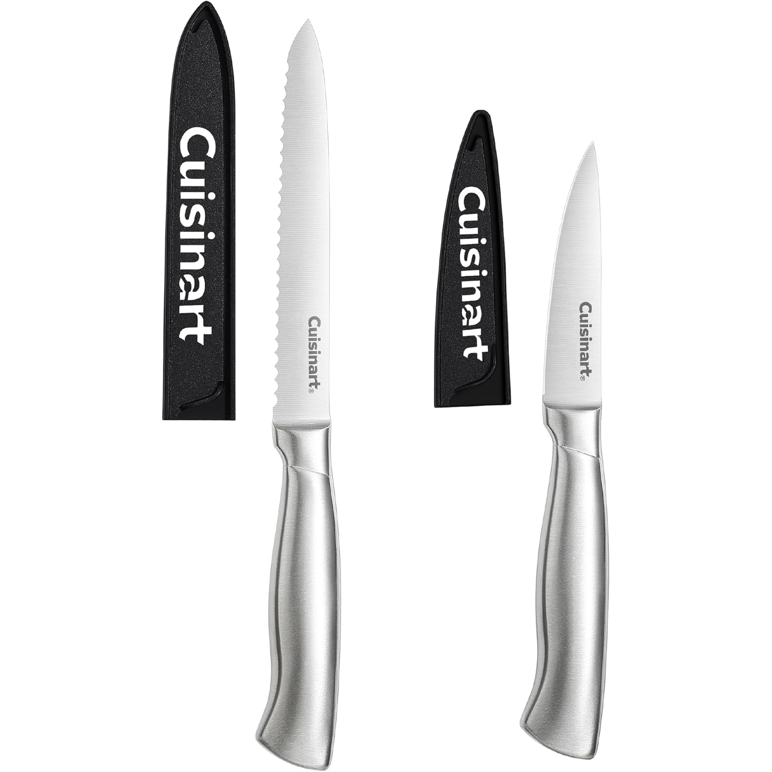 Cuisinart 2-Piece Utility Pairing Stainless Steel Knife Set, Includes 5.5" Serrated Utility And 3.5" Pairing Knife