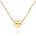 Gold Necklace for Women 14K Gold Pendant Necklaces for Women Charm Beauty Elegance and A Hint of Romance Dainty Heart Pendant Necklaces With Adjustable Length 18in