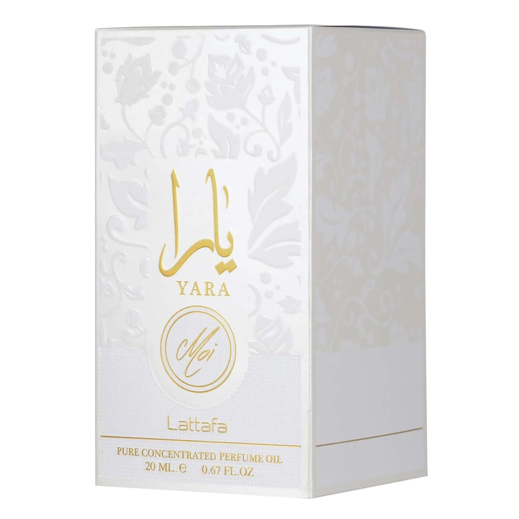 Lattafa Yara Moi – Fruity, Floral, Sweet, Woody – Pure Concentrated Perfume Oil Long-Lasting Fragrance for Women, 0.67 Ounce / 20 ml