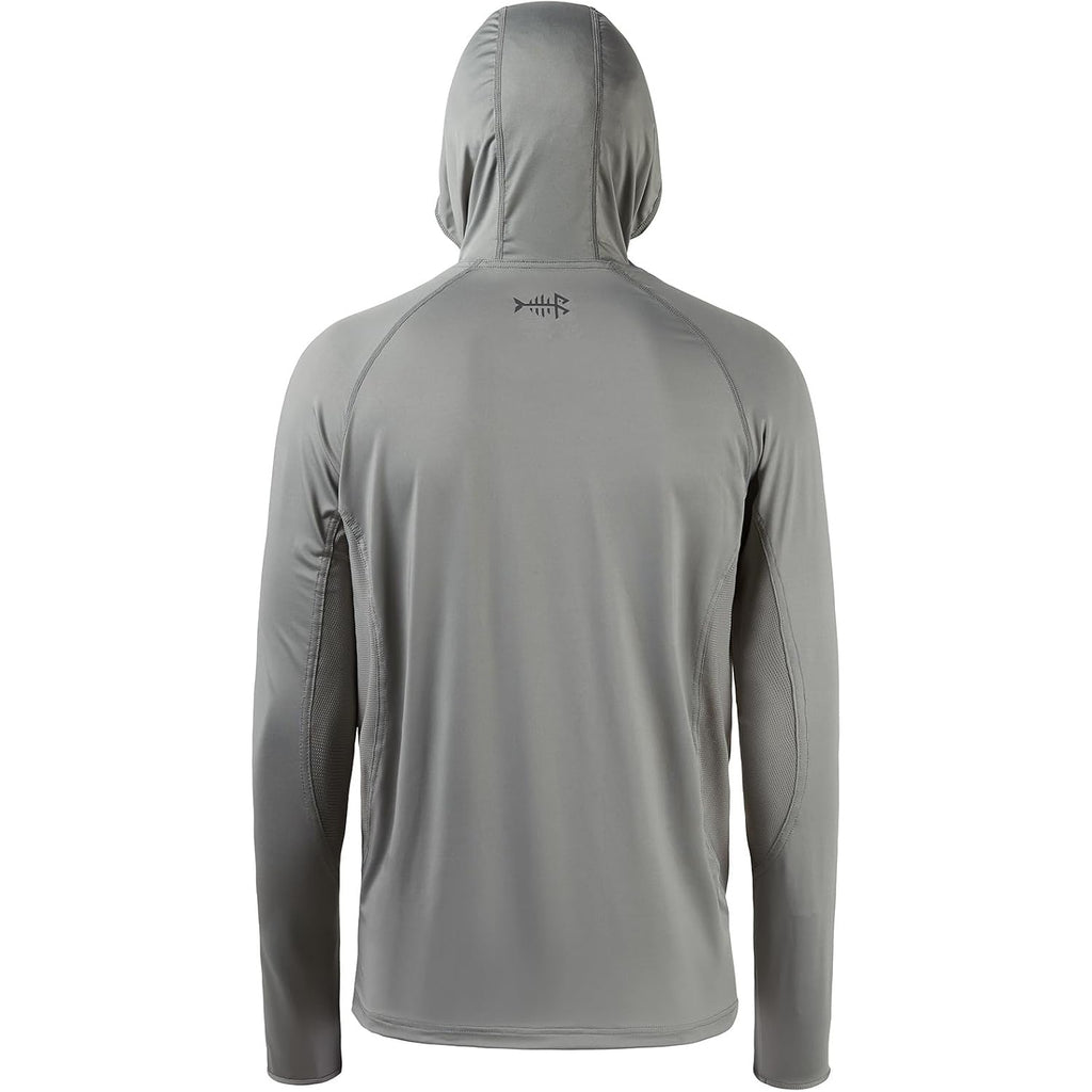 Bassdash Upf 50+ Men’S Long Sleeve Fishing Shirt With Mask Uv Neck Gaiter Hoodie