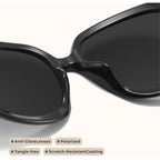 miyya Bug Eye Oversized Polarized Sunglasses Womens, Trendy Retro Sun Glasses for Women 2025, Oversized UV Protection Shades