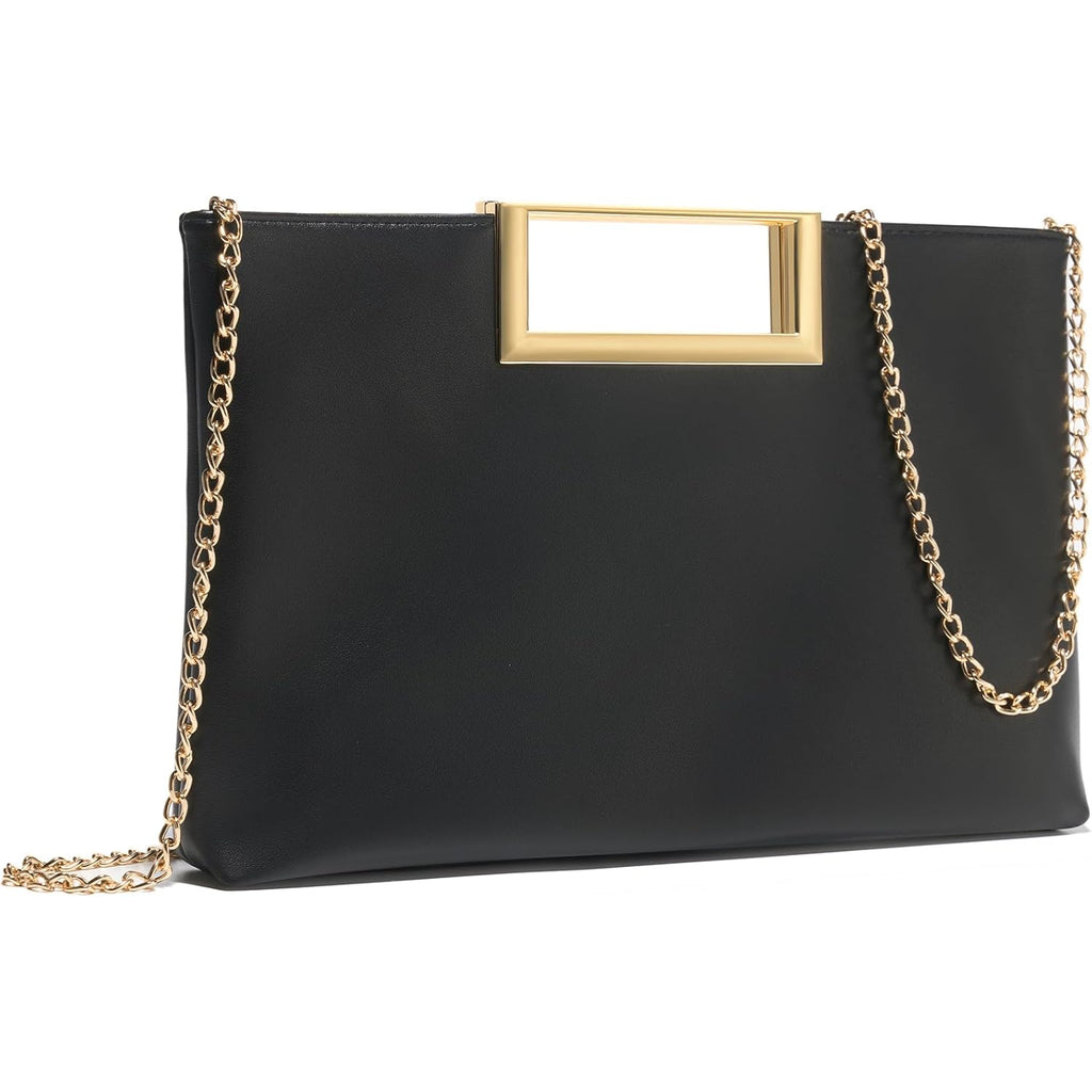 SWEETV CHUNLI Clutch Purses for Women Evening Formal, Fashion PU Leather Purse for Prom, Cocktail, and Wedding