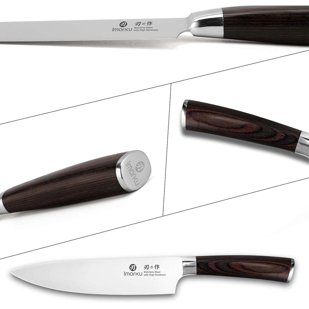 imarku Japanese Chef Knife - Sharp Kitchen Knife 8 Inch Chef's Knives HC Steel Paring Knife, Unique Gifts for Men and Women, Gifts for Mom or Dad, Kitchen Gadgets with Gift Box, Fathers Gifts