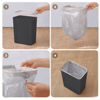 3 Pack - Bathroom Trash Can With Lid - 2.5 Gallon Automatic Trash Cans | Bedroom, Office - Small Smart Garbage Can Touchless - Electric, Narrow - Motion Sensor Trash Can Bathroom ( Matte Black )