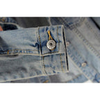 Women'S Casual Detachable Hoodie Denim Jacket