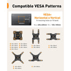 Perlegear Full Motion TV Mount for Most 26–65 inch Flat or Curved TVs up to 82 lbs, Wall Mount TV Bracket with Articulating Arms, Tool-Free Tilt, Swivel, Extension, Max VESA 400x400mm, PGMF3