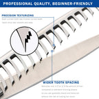 6.5" Professional Texturizing Scissors, Hair Thinning Shears For Precise Texturizing - Removes 50% Less Hair Vs Standard, Japanese Stainless Steel Cutting Teeth Shears