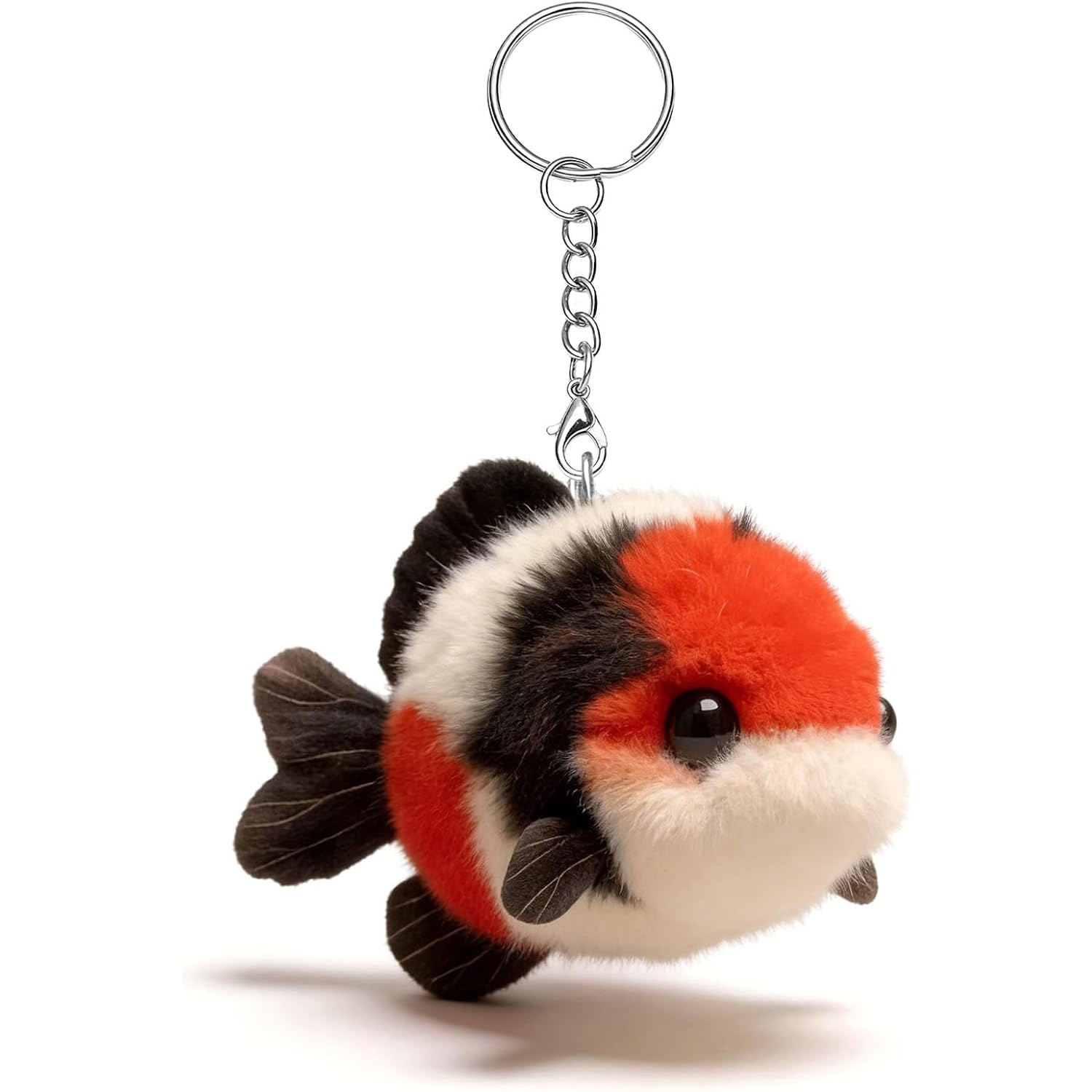 Angyape Cute Koi Fish Keychain Plush Bag Charms Purse Charms for Handbags Tote Bags Backpacks Lucky Accessories Gifts