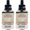 Bath & Body Works Palo Santo + Sage Wallflowers Home Fragrance Refills - Warm + Comforting - Pack Of 2